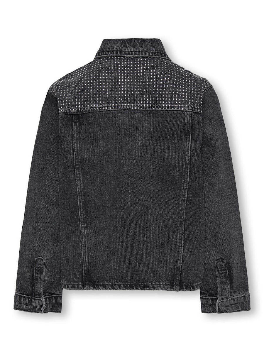 Куртка межсезонная ONLY GIRLS HUDSON, Silver Grey/Grey Denim — фото 2