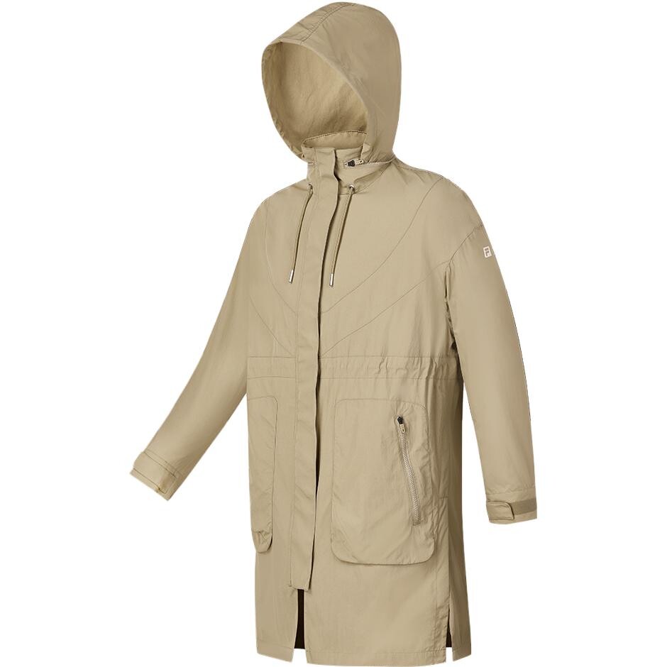 

Женский плащ FILA, цвет Sand chestnut brown
