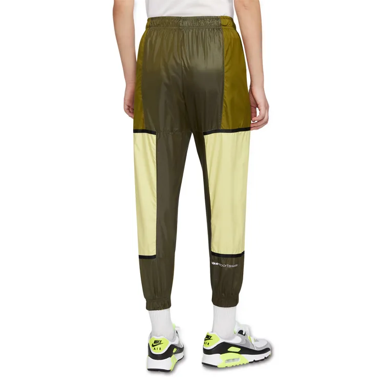 Nike Повседневные брюки унисекс Mist Tea Tree Green с манжетами — фото 4