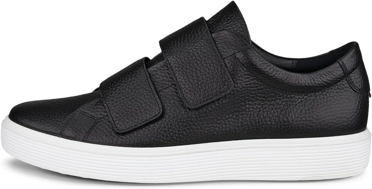 Мужские кроссовки ECCO Soft 60 Two Strap Premium, Black — фото 3