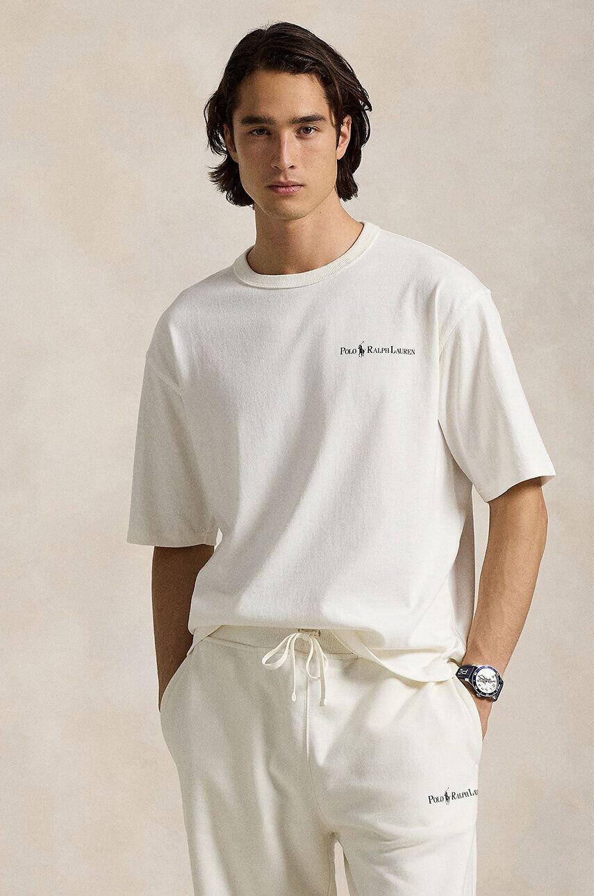 

Хлопковая футболка Polo Ralph Lauren, белый