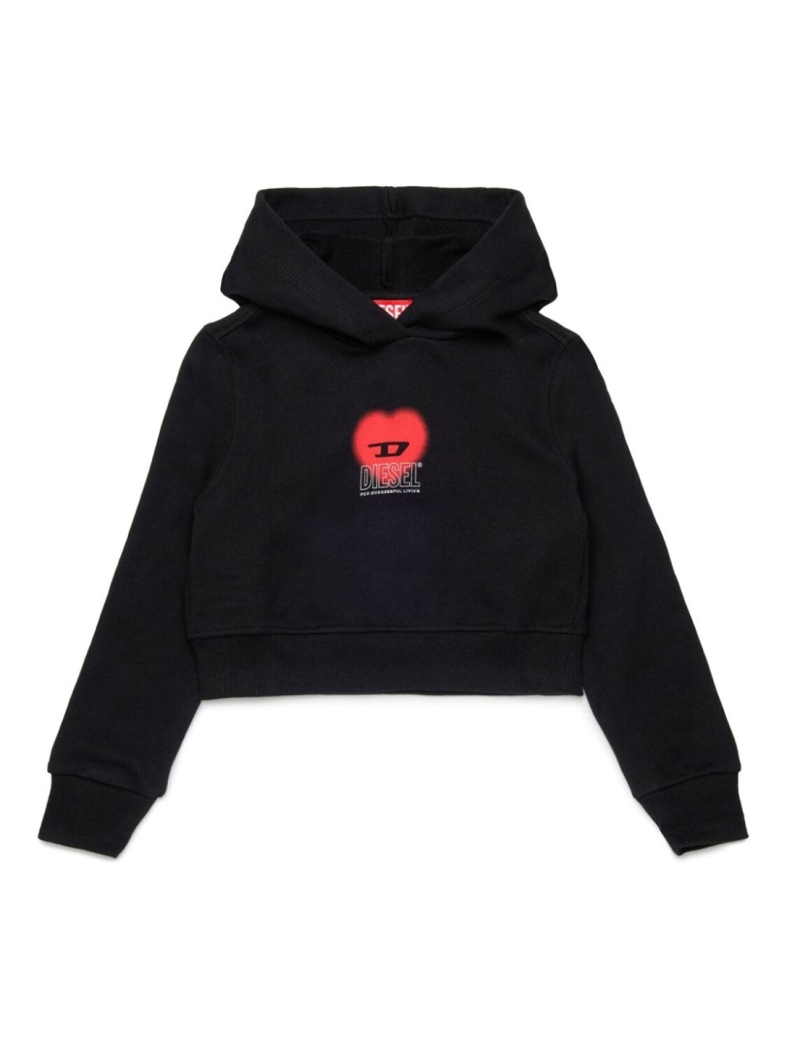 

Diesel Kids худи Scuorehood, черный