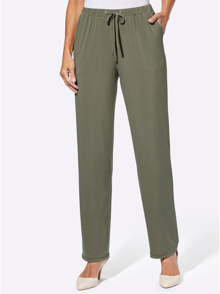 

WITT WEIDEN Трикотажные брюки цвета хаки