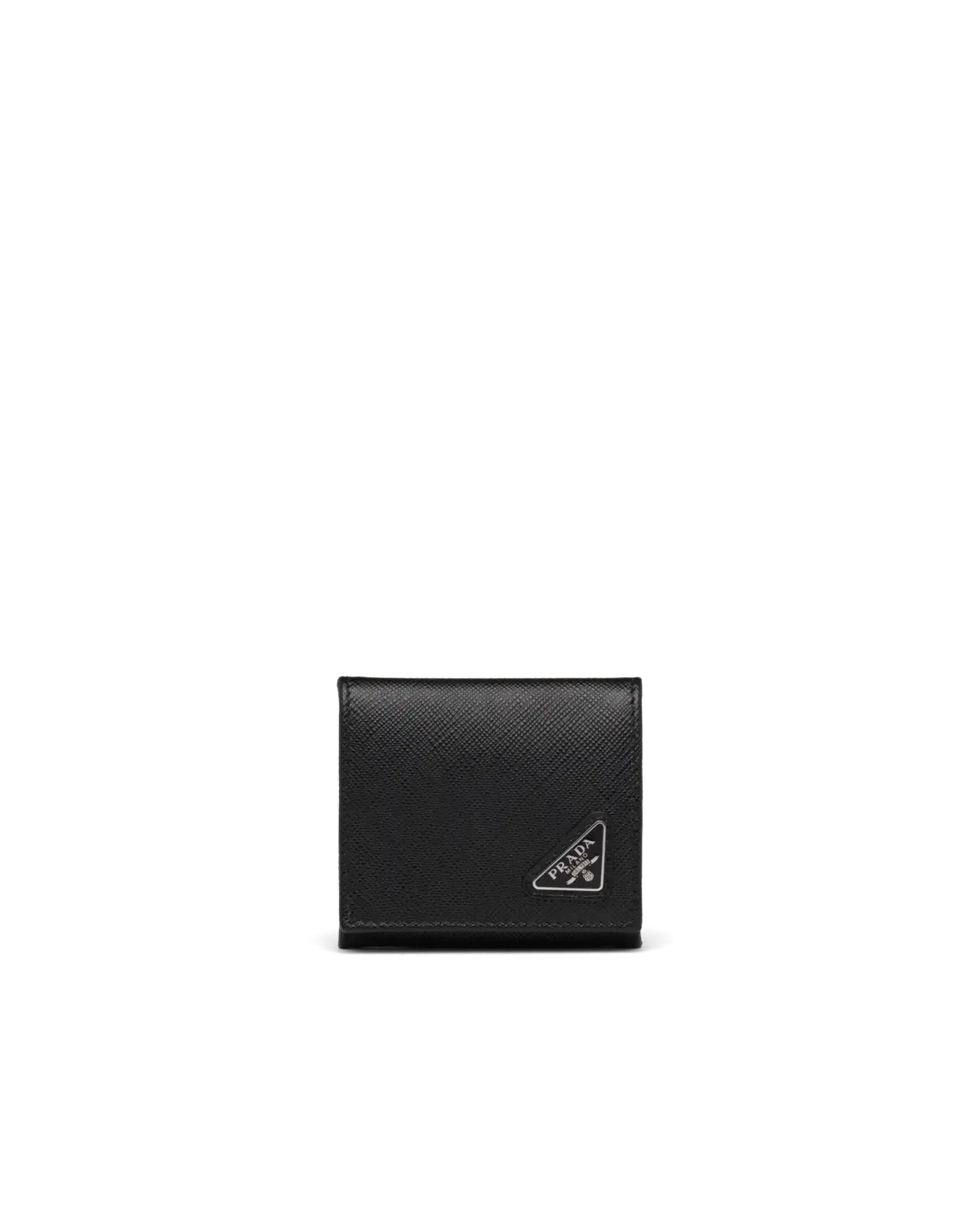 

Монетница из сафьяновой кожи Prada, черный