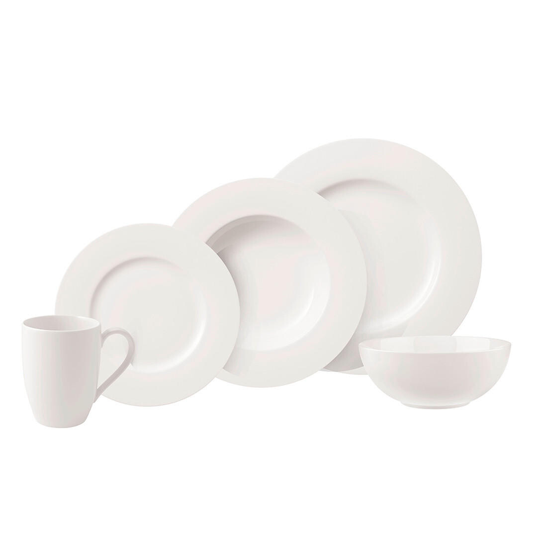 

Комбинированный сервиз 20 шт базовый Villeroy & Boch, белый