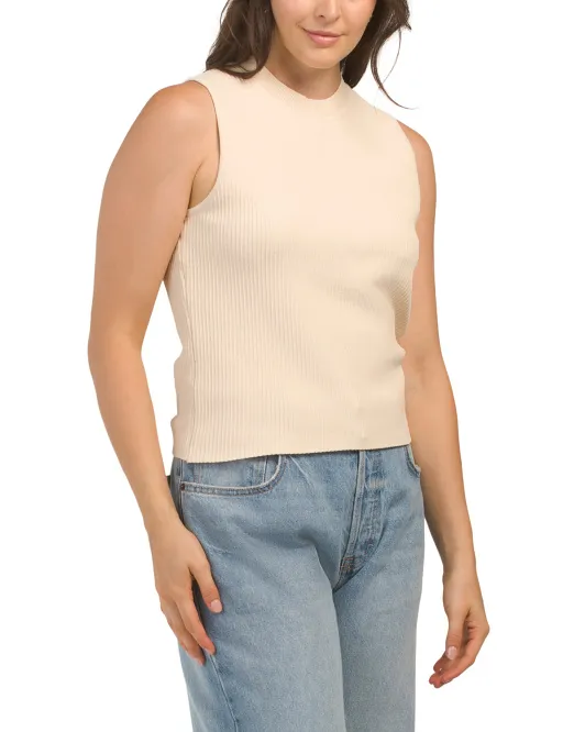 

Базовый топ без рукавов в рубчик Bailey 44, цвет Natural