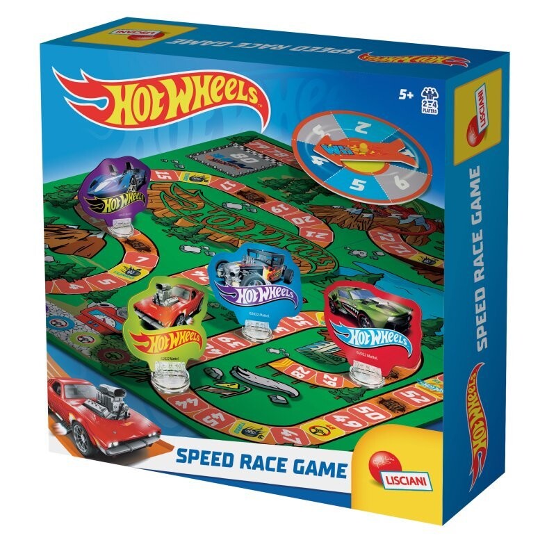 

Speed ​​​​Racing Game Hot Wheels, настольная игра, Лишани Lisciani