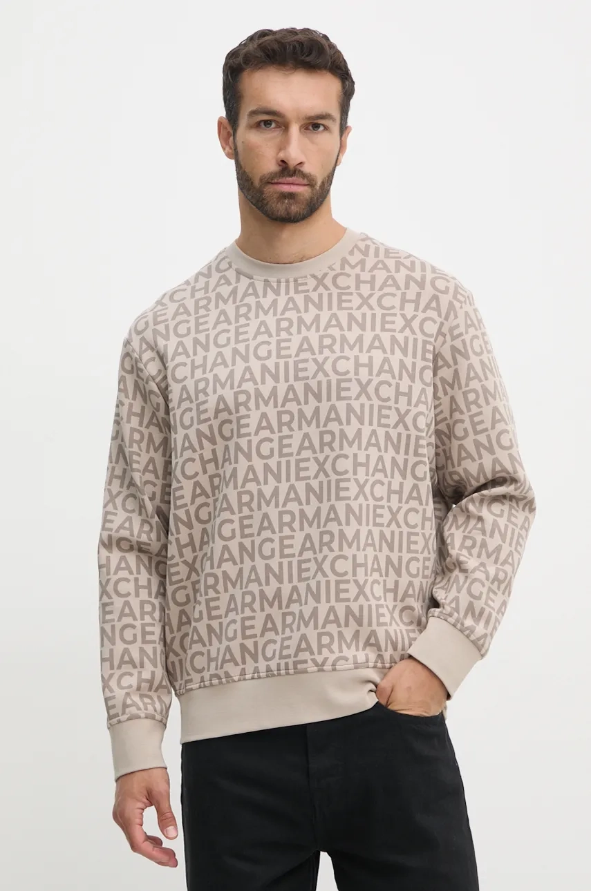 

Толстовка Armani Exchange, бежевый