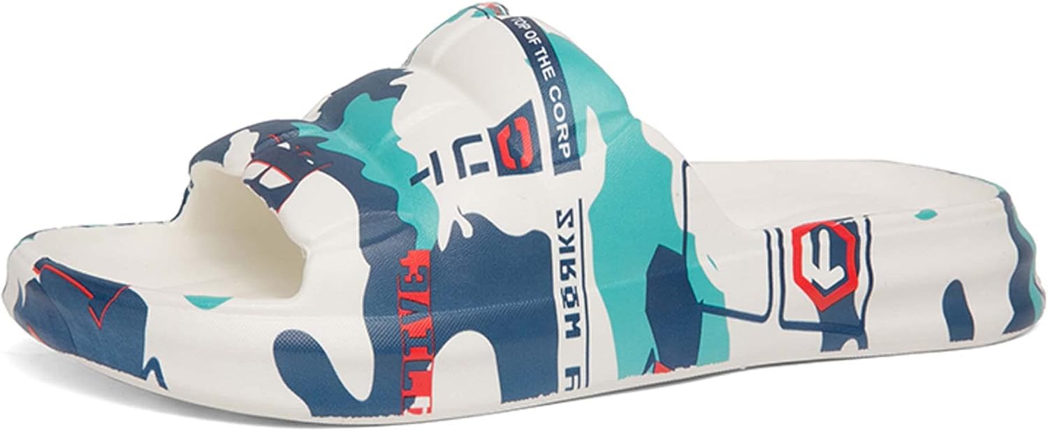 

Летние мужские модные шлепанцы-сандалии, дышащие, повседневные, из EVA, комфортные, мягкие пляжные туфли, однослойные, легкие, с противоскользящей и износостойкой подошвой Generic, белый