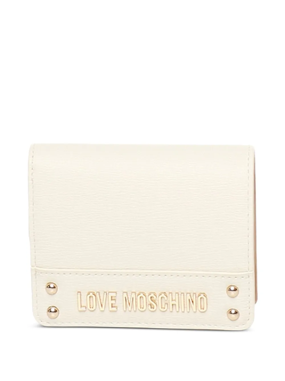 

Кошелек на кнопке с логотипом Love Moschino, нейтральный