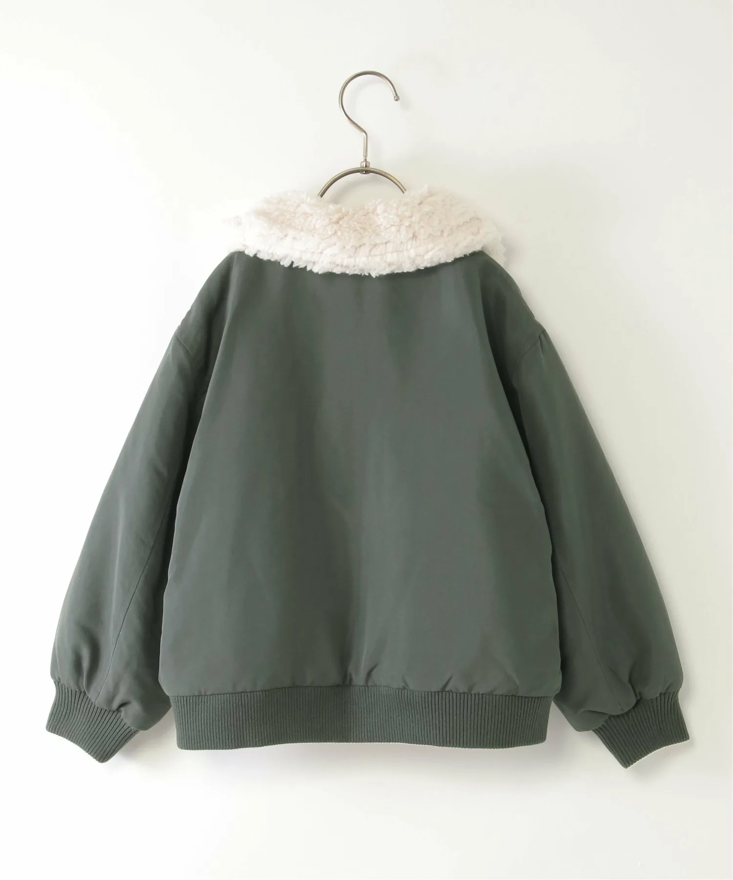Куртка Двусторонний блузон-боа (110–160 см) Ikka, Dark Gray — фото 3