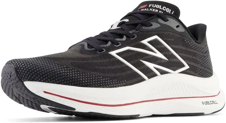 Мужские кроссовки для бега New Balance FuelCell Walker Elite V1, черный/красный/серебристый — фото 4