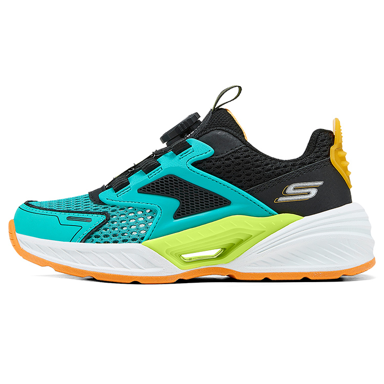 

Абразивостойкие нескользящие противоударные низкие повседневные туфли turquoise детские Skechers Kids, Turquoise