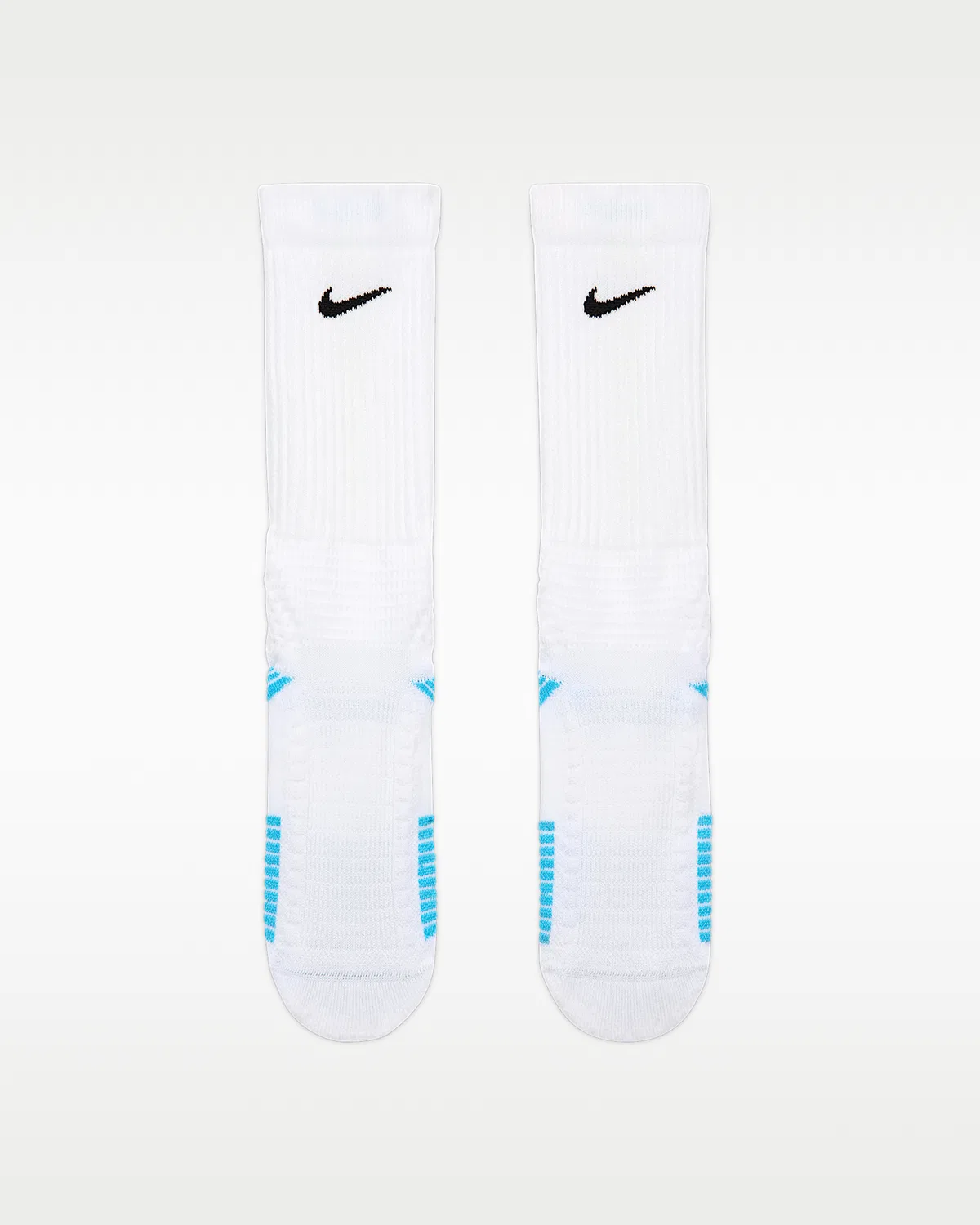 Носки Nike Elite 2.0 с амортизацией (1 пара), White/Volt/Baltic Blue/Black — фото 2