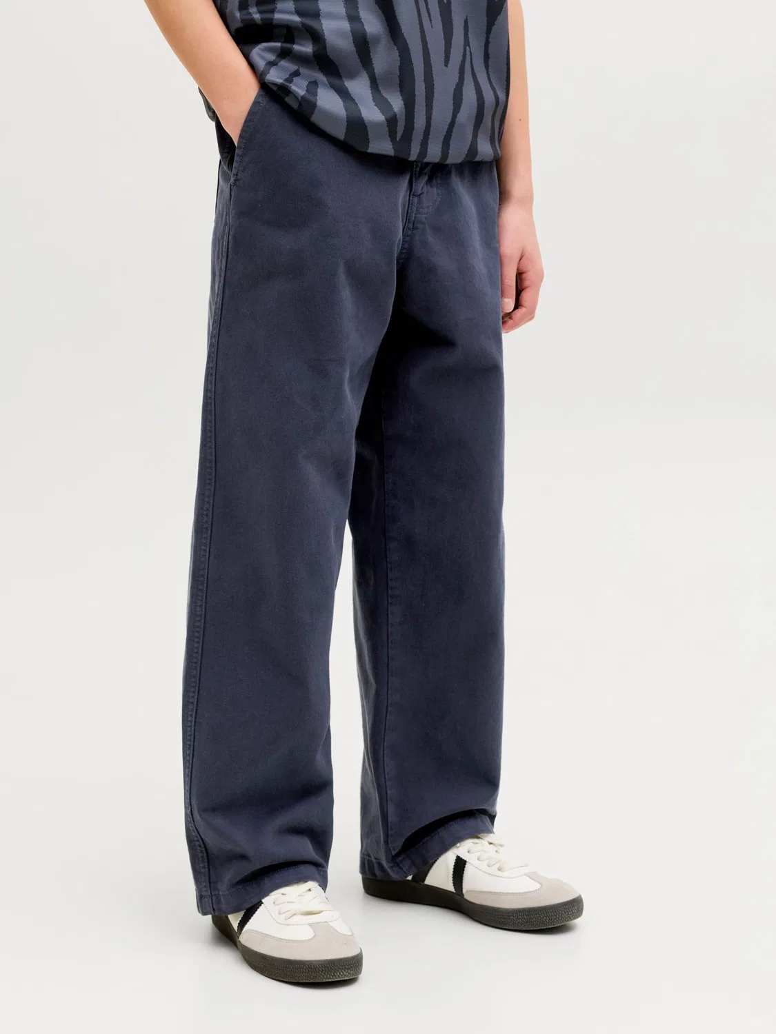 Широкие штаны Jack & Jones Junior, Marine Blue — фото 3