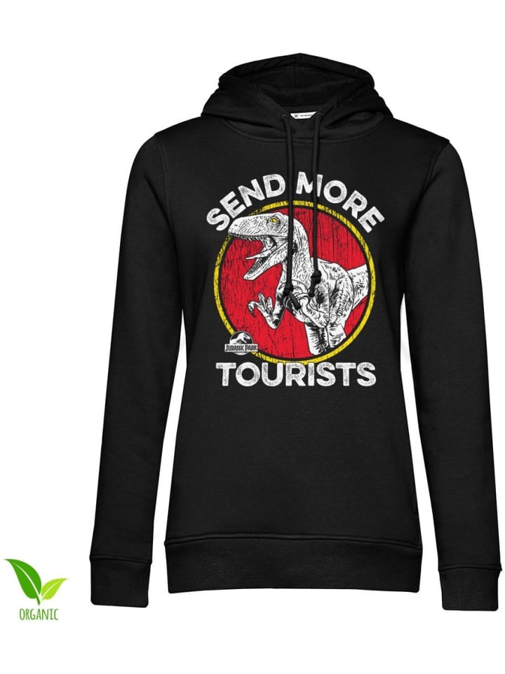 

Толстовка с капюшоном Jurassic Park, черный