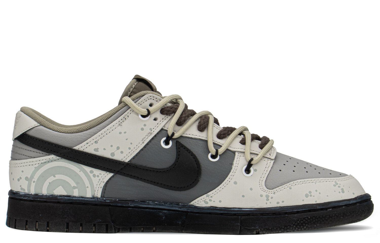 

Кроссовки Nike Dunk Skateboard Shoes Men Low-Top Black Gray/Brown
