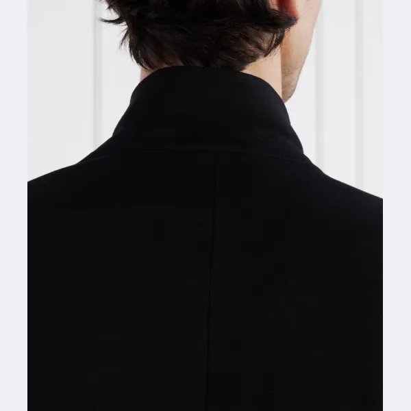 Элегантная куртка классического кроя Emporio Armani, черный — фото 2