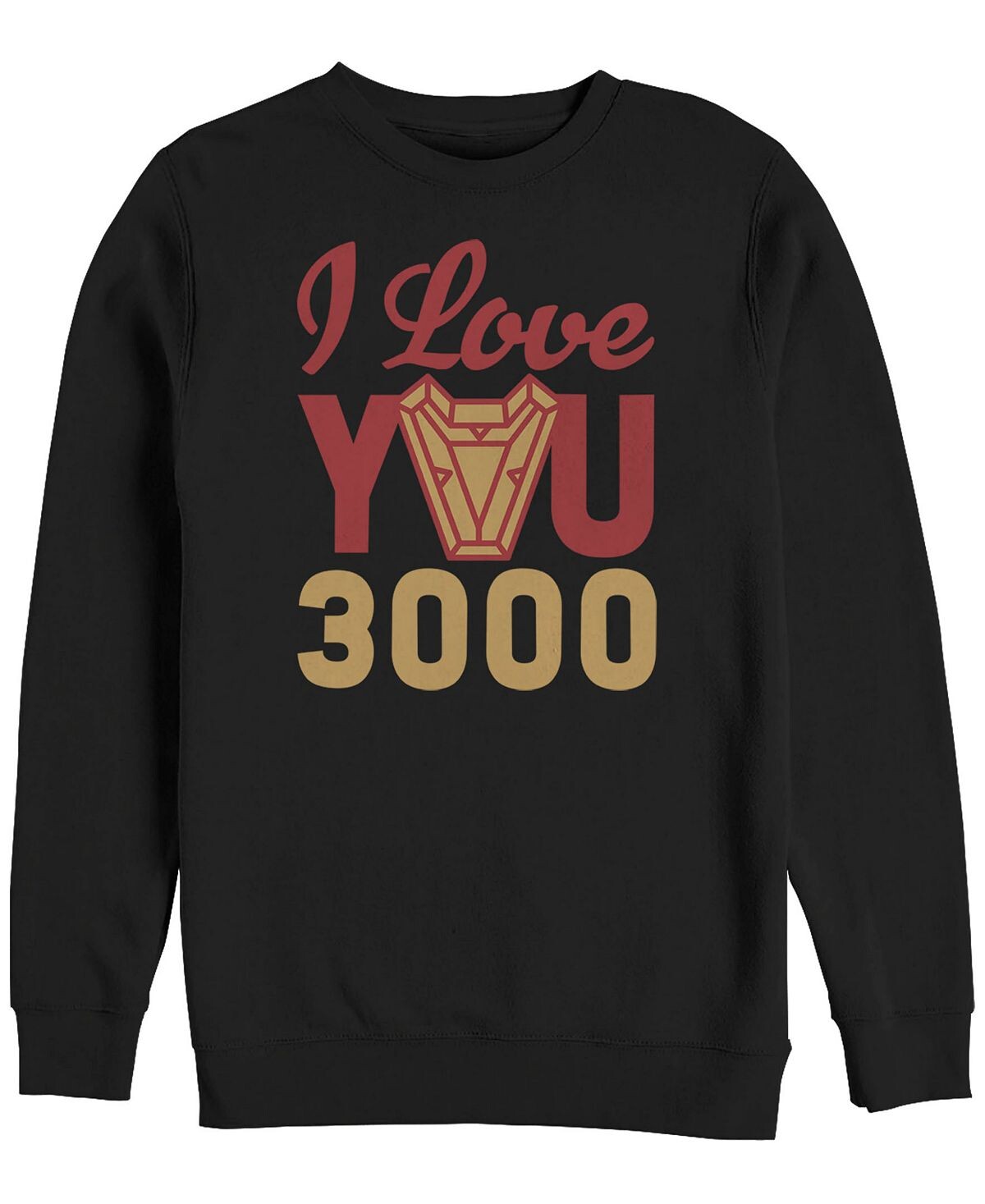 

Мужская куртка Marvel Avengers Endgame I Love You 300 Arc Reactor, флис с круглым вырезом Fifth Sun