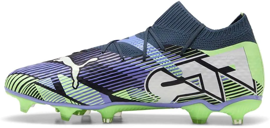Футбольные бутсы Puma Future 7 Pro для мужчин, для твердого и искусственного покрытия, серый/белый — фото 4