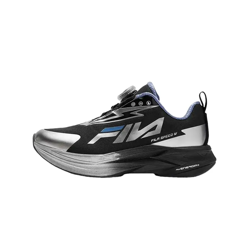 

FILA KIDS Кроссовки для бега BOA с низким верхом, устойчивые к истиранию, черные, серые, для подростков