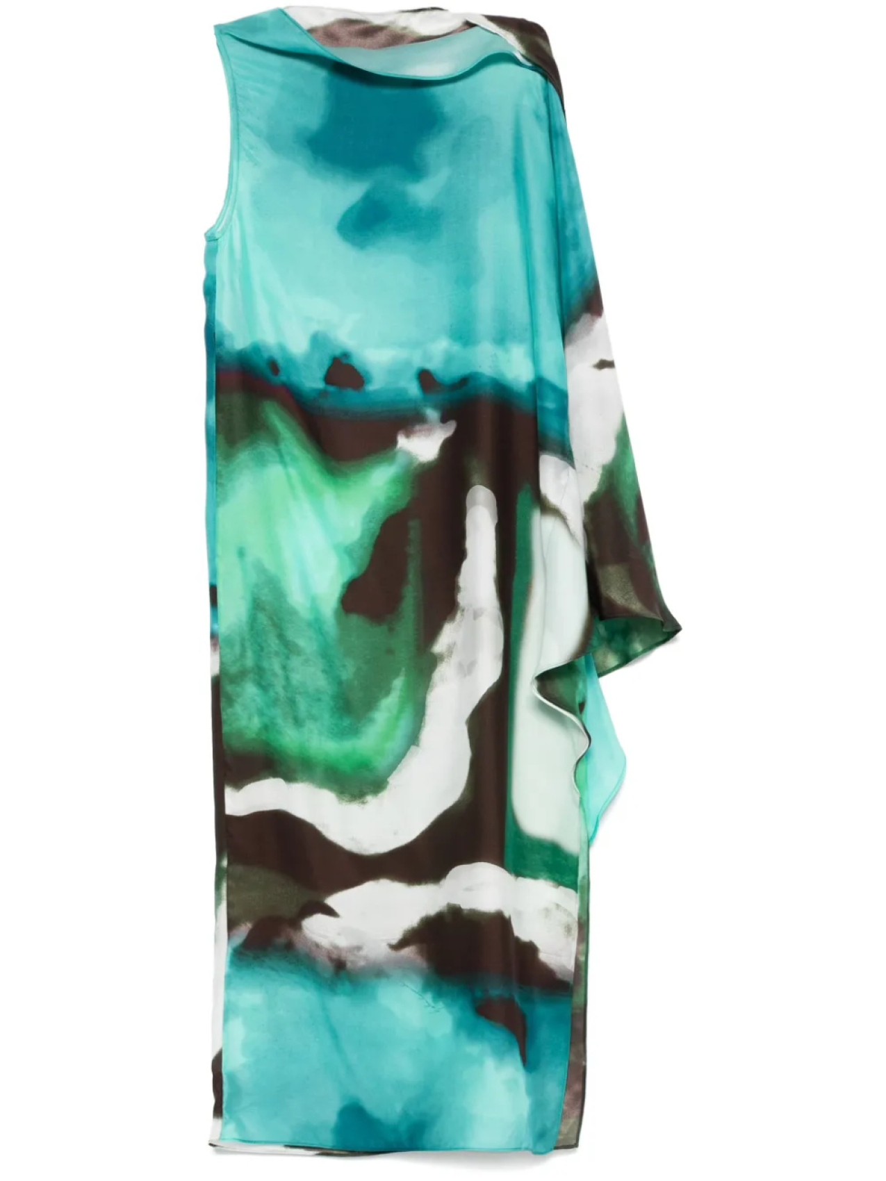 

Gianluca Capannolo платье Sarah асимметричного кроя, зеленый