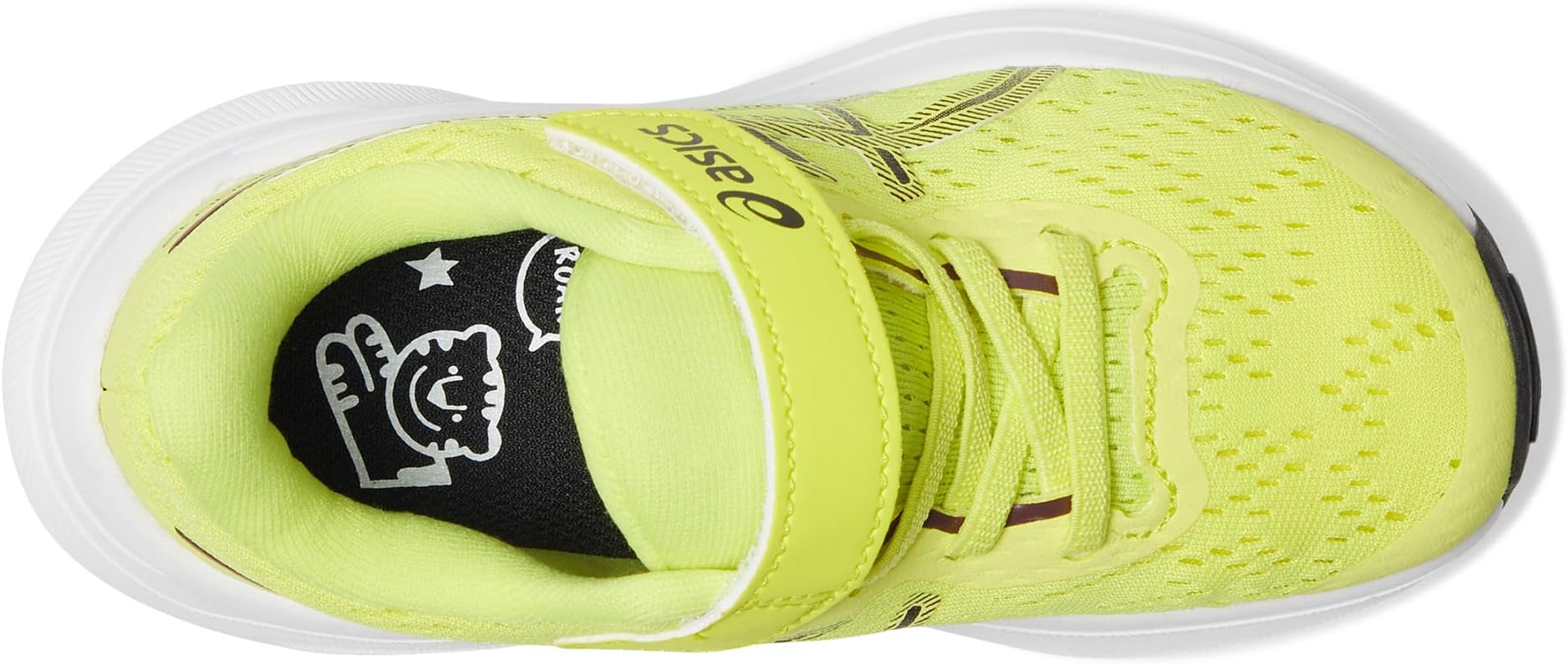 Кроссовки ASICS Kids GT-1000 13 Pre-School, цвет Citron/White — фото 2
