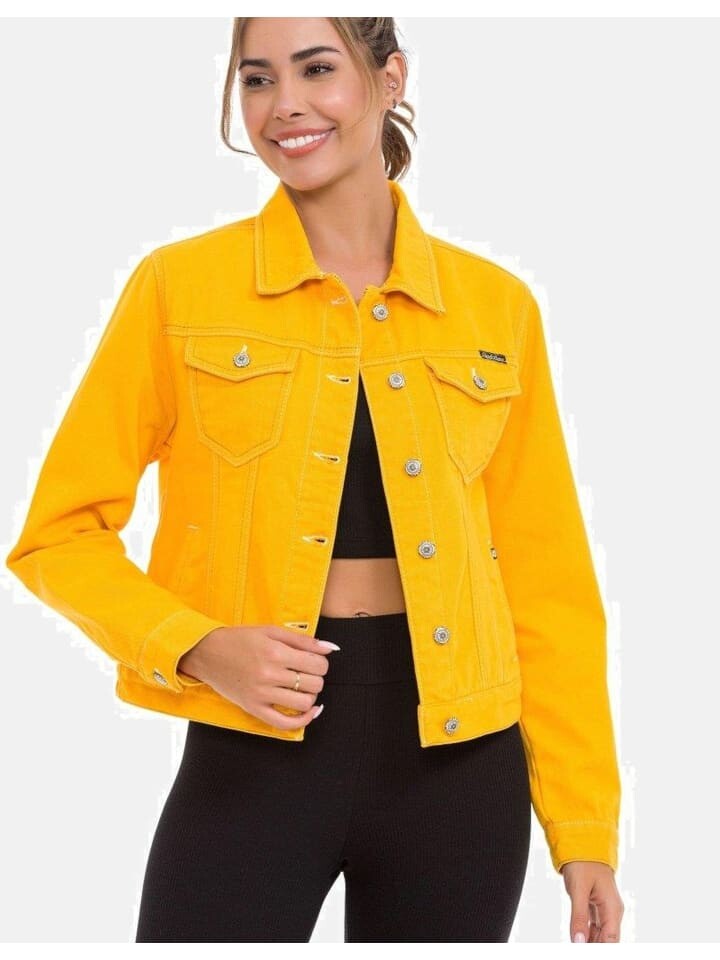 

Джинсовая куртка Cipo & Baxx Jeansjacke, цвет YELLOW