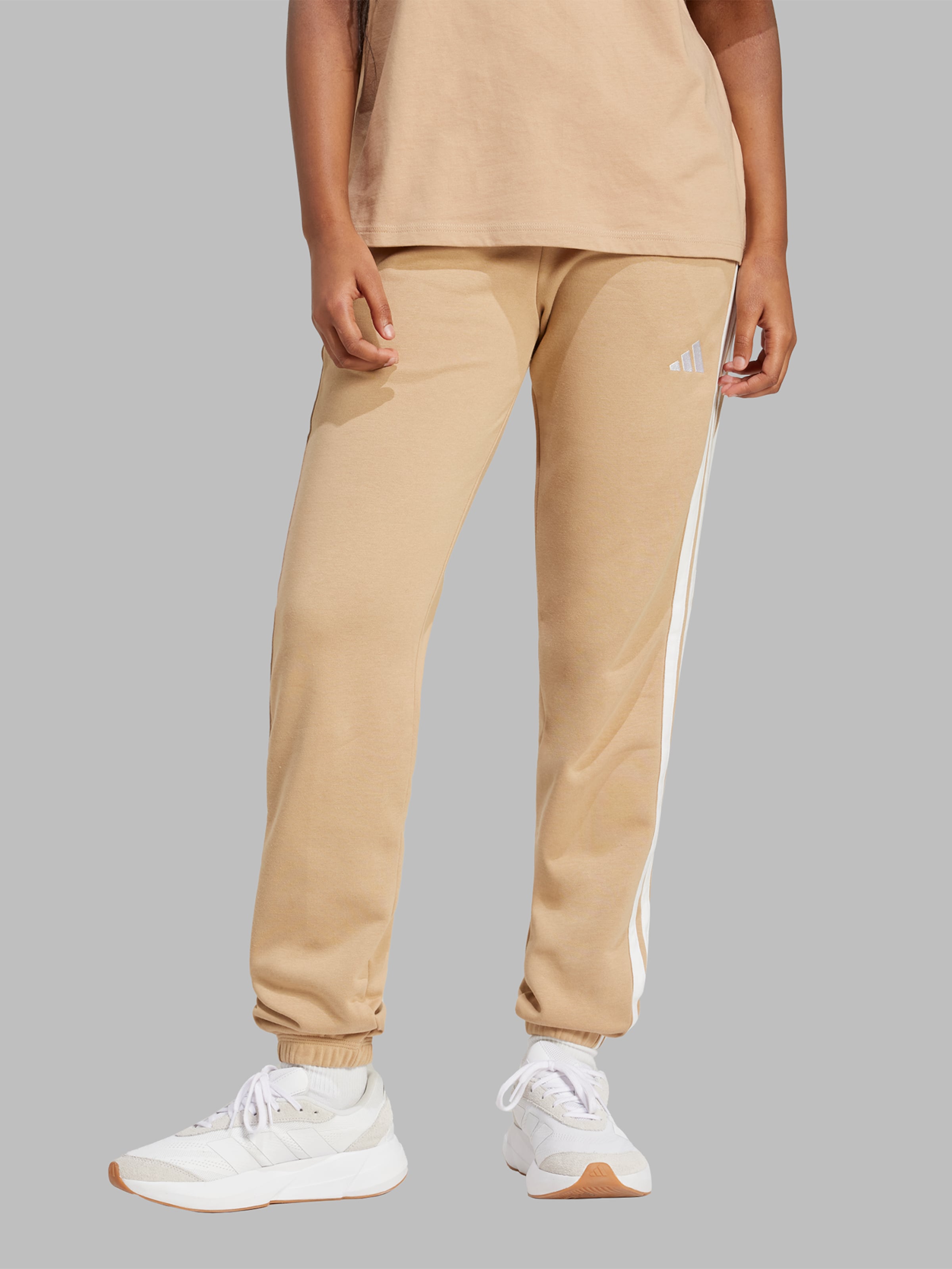 Adidas Sportswear Брюки Regular бежевого цвета — фото 2
