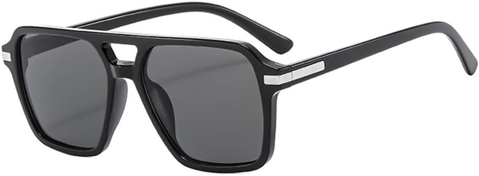 

Солнцезащитные очки с двойной перемычкой для женщин, прозрачные линзы Ocean, защита от УФ-излучения UV400 для мужчин, для занятий спортом на открытом воздухе, бега и езды на велосипеде Generic, Black Gray