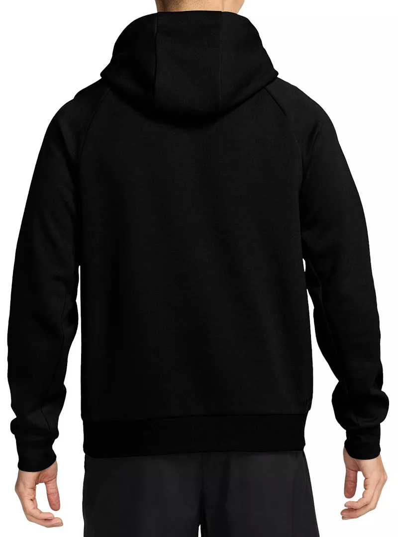 Мужская худи Nike Dri-FIT из основного флиса с УФ-защитой, черный — фото 4