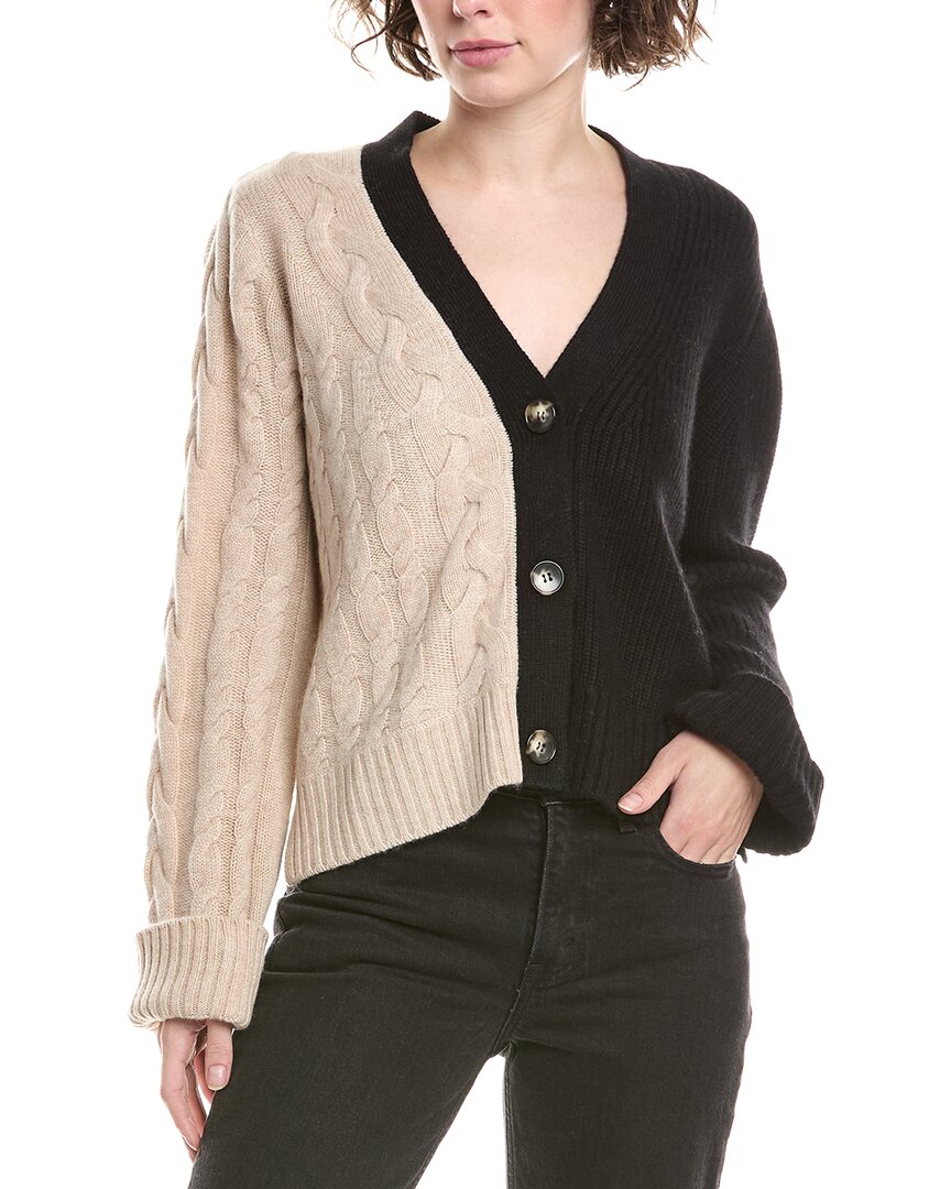 

Айла Айви Патчворк Кашемировый Кардиган &Isla, черный