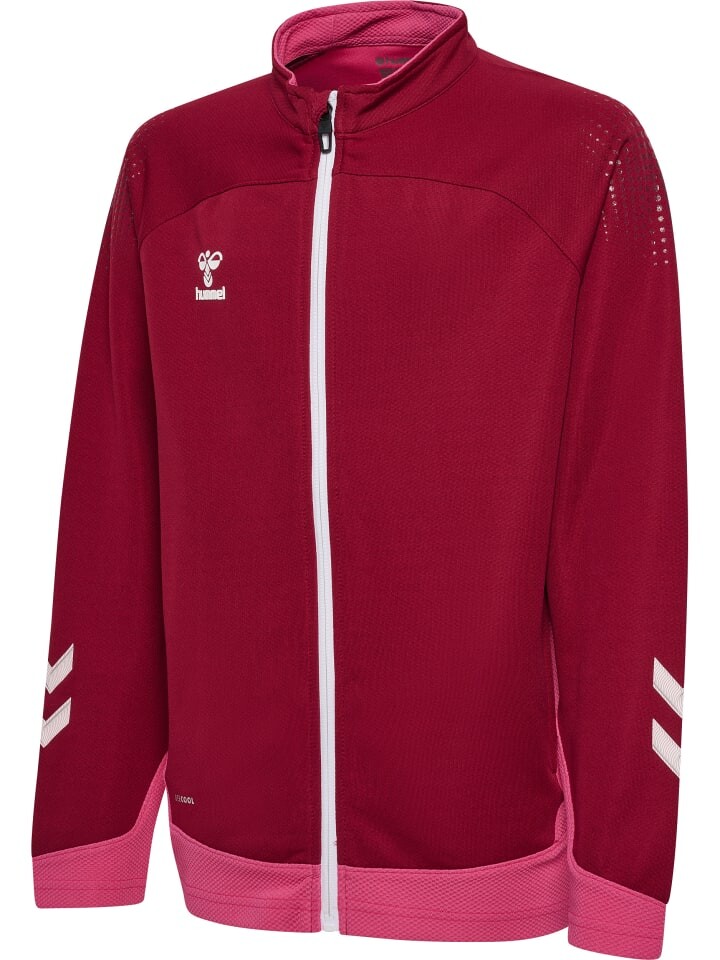 Толстовка Hummel Reißverschluss Jacket Hmllead Multisport Kinder, цвет BIKING RED — фото 4