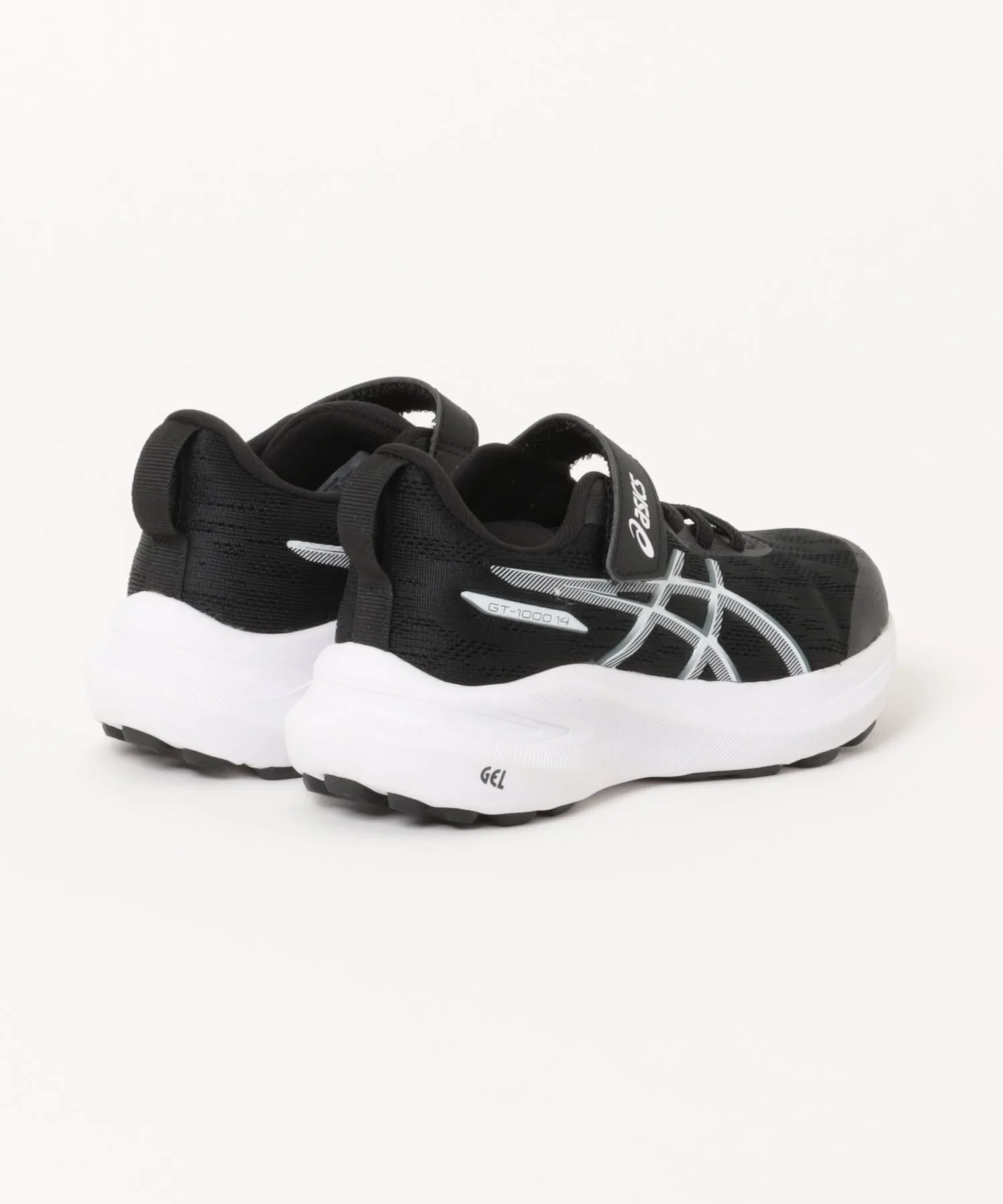 Детские кроссовки ASICS GT-1000 14 PS для бега чёрно-белые — фото 2