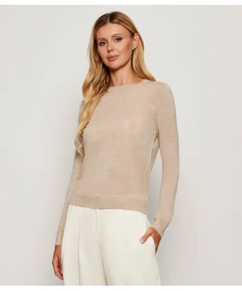 

Шерстяной свитер Ferpina Slim fit Boss, бежевый