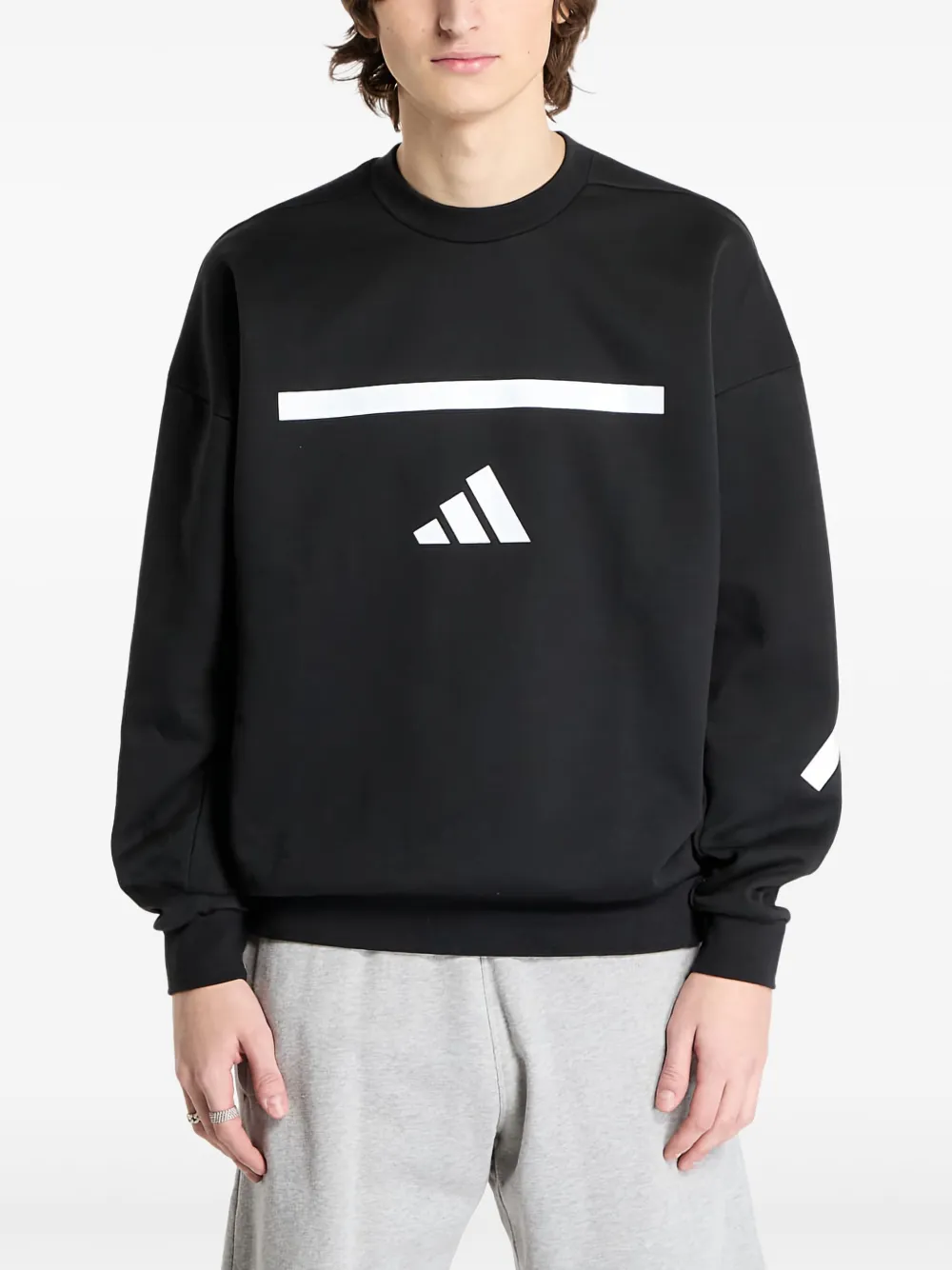 

Толстовка с логотипом Adidas, черный