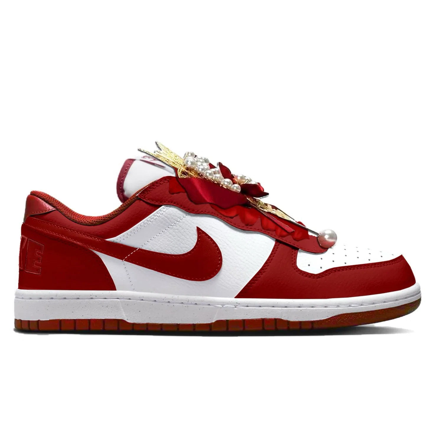 Кеды Nike Big Red Beauty Dancing Phoenix Red Gold — фото 3