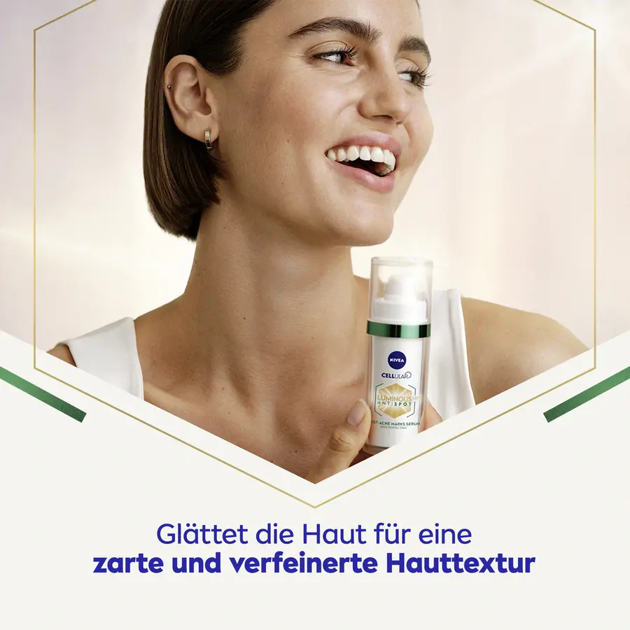 Сыворотка Nivea — Для лица Cellular Luminous630 Anti-Pigmentflecken Pickelmale Serum — фото 4