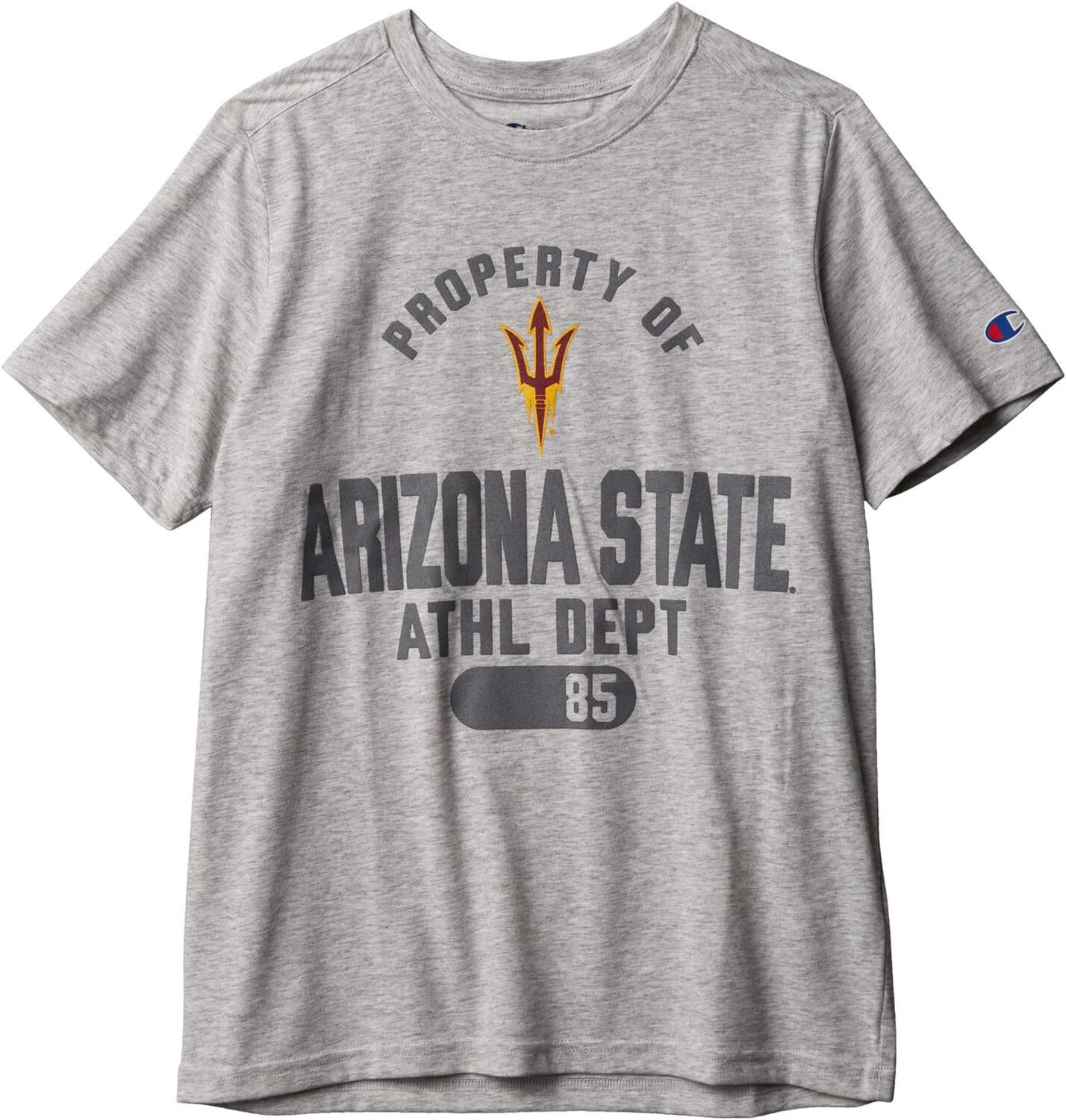 

Футболка Champion College Kids Arizona State Sun Devils Field Day Short Sleeve Tee, цвет Oxford Grey
