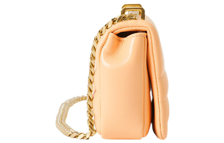 Мини-сумка Burberry Lola из золотистой ягнячьей кожи — фото 2