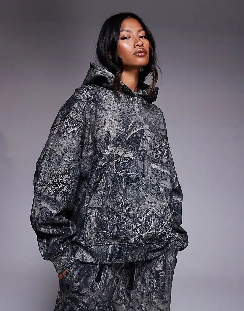 

Толстовка свободного кроя Good For Nothing Camo цвета хаки