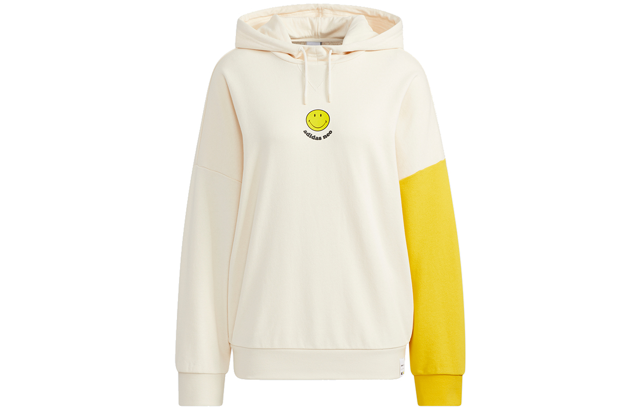 X SMILEY Толстовка Женская Светло-желтая Adidas Neo — фото 2