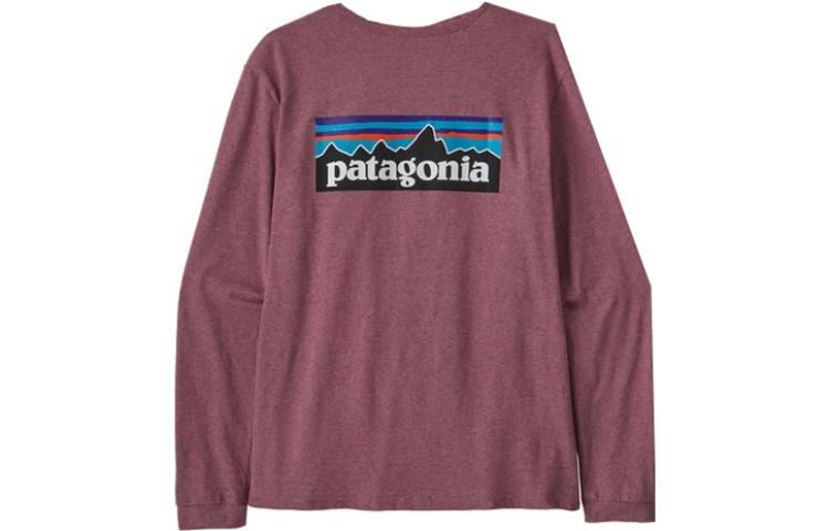 Футболка с длинным рукавом и логотипом Patagonia, povl — фото 4