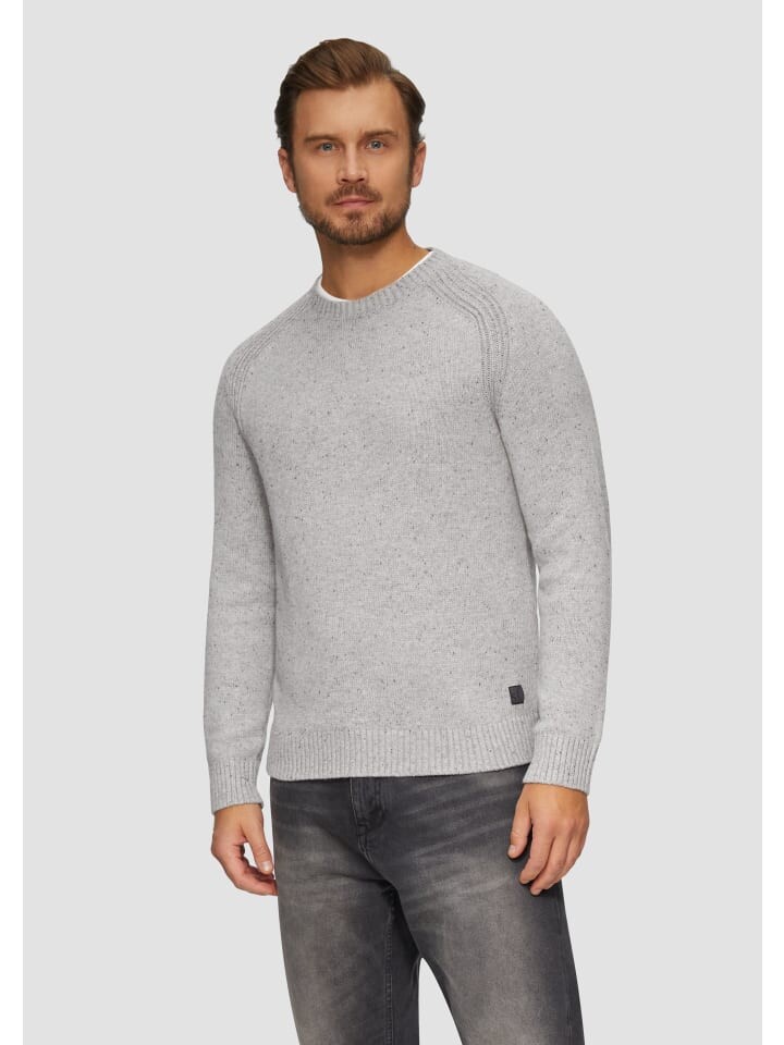 

Пуловер s.Oliver Strickpullover langarm, серый