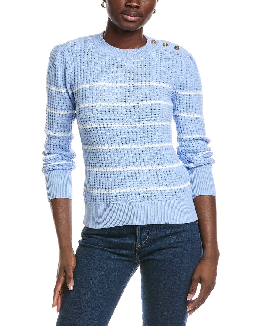 

Кашемировый свитер с вафельной вязкой Forte Forte Cashmere, синий
