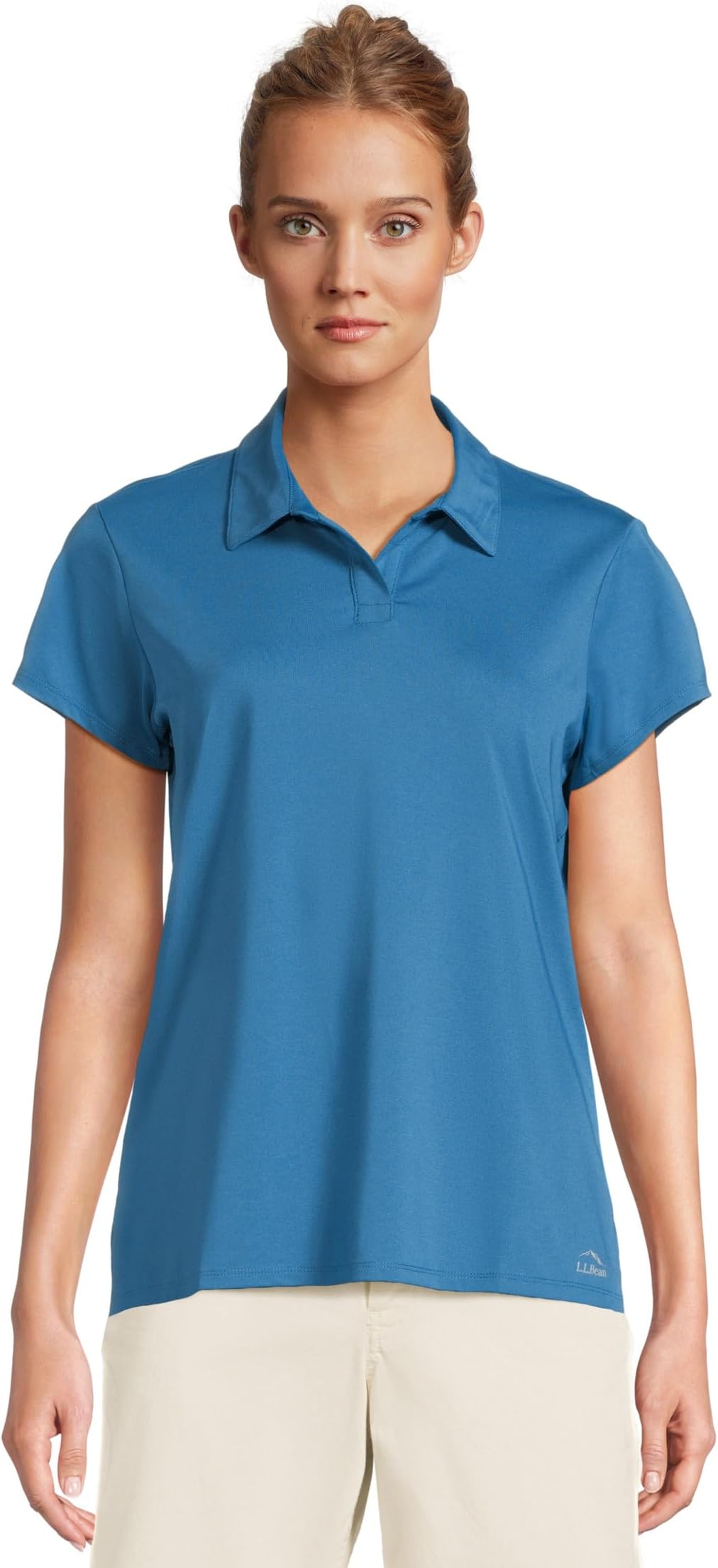 

Поло L.L.Bean Access Trail Polo Short Sleeve, цвет Blue Water