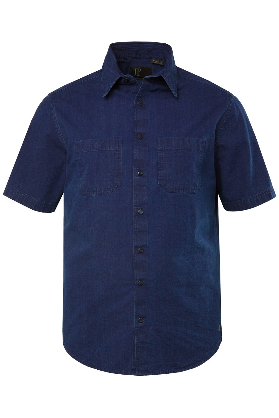 

Рубашка на пуговицах классического кроя JP1880, Blue denim