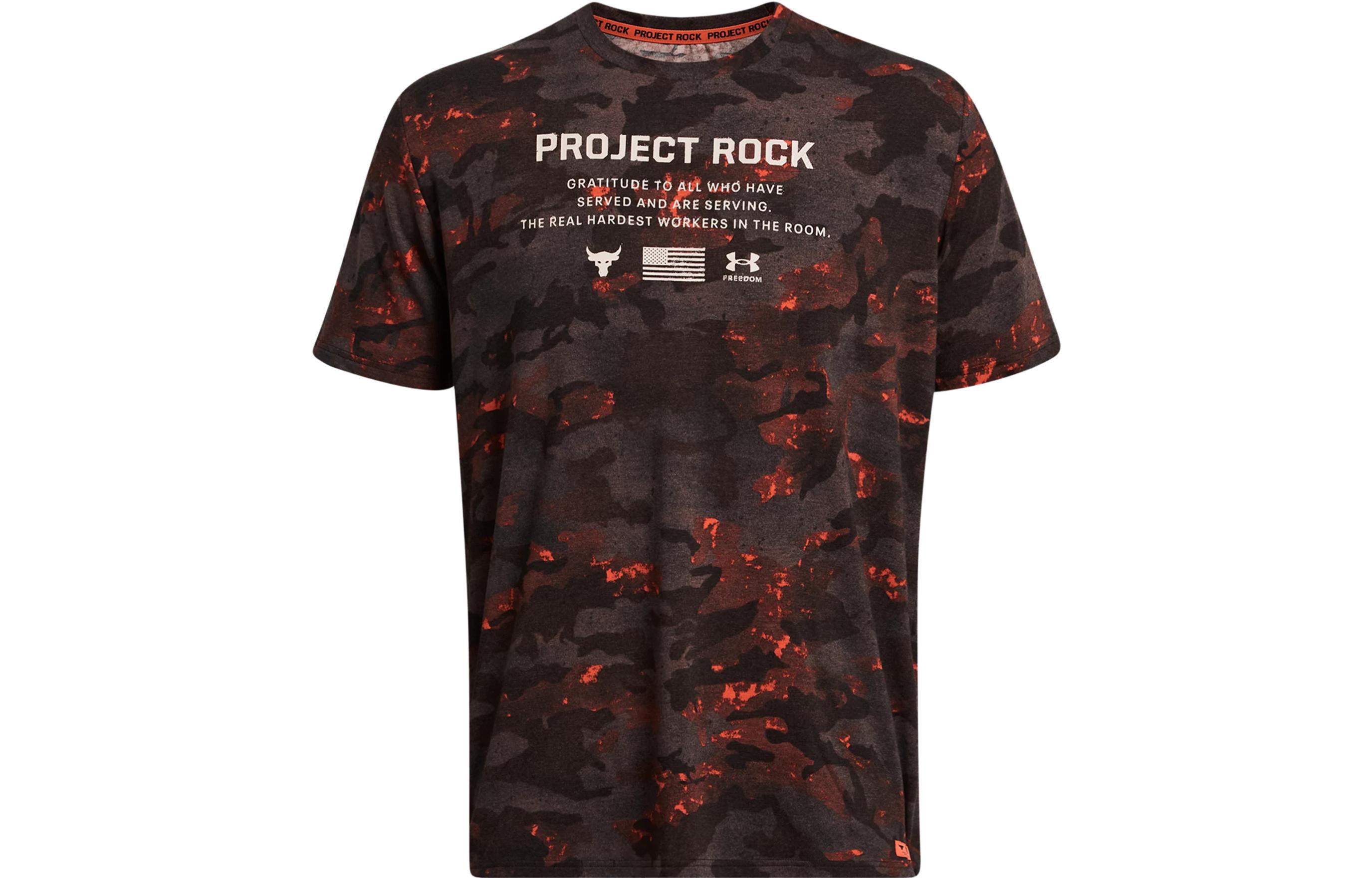 

Under Armour Футболка Project Rock Veterans Day, мужская, черная