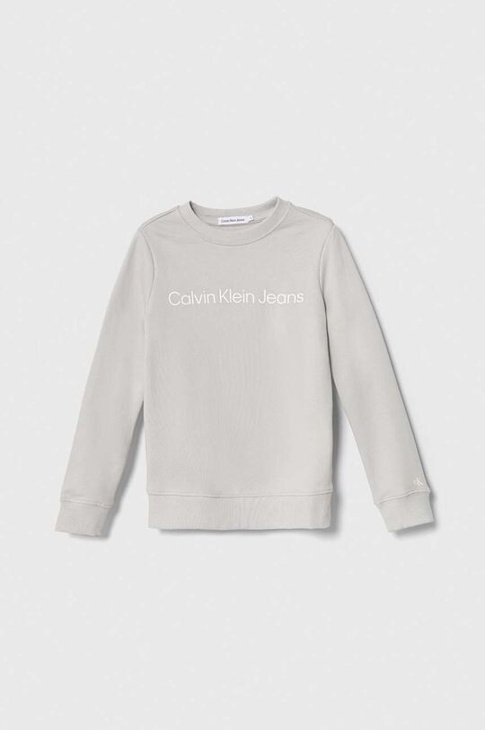

Calvin Klein Jeans Детская хлопковая толстовка, серый