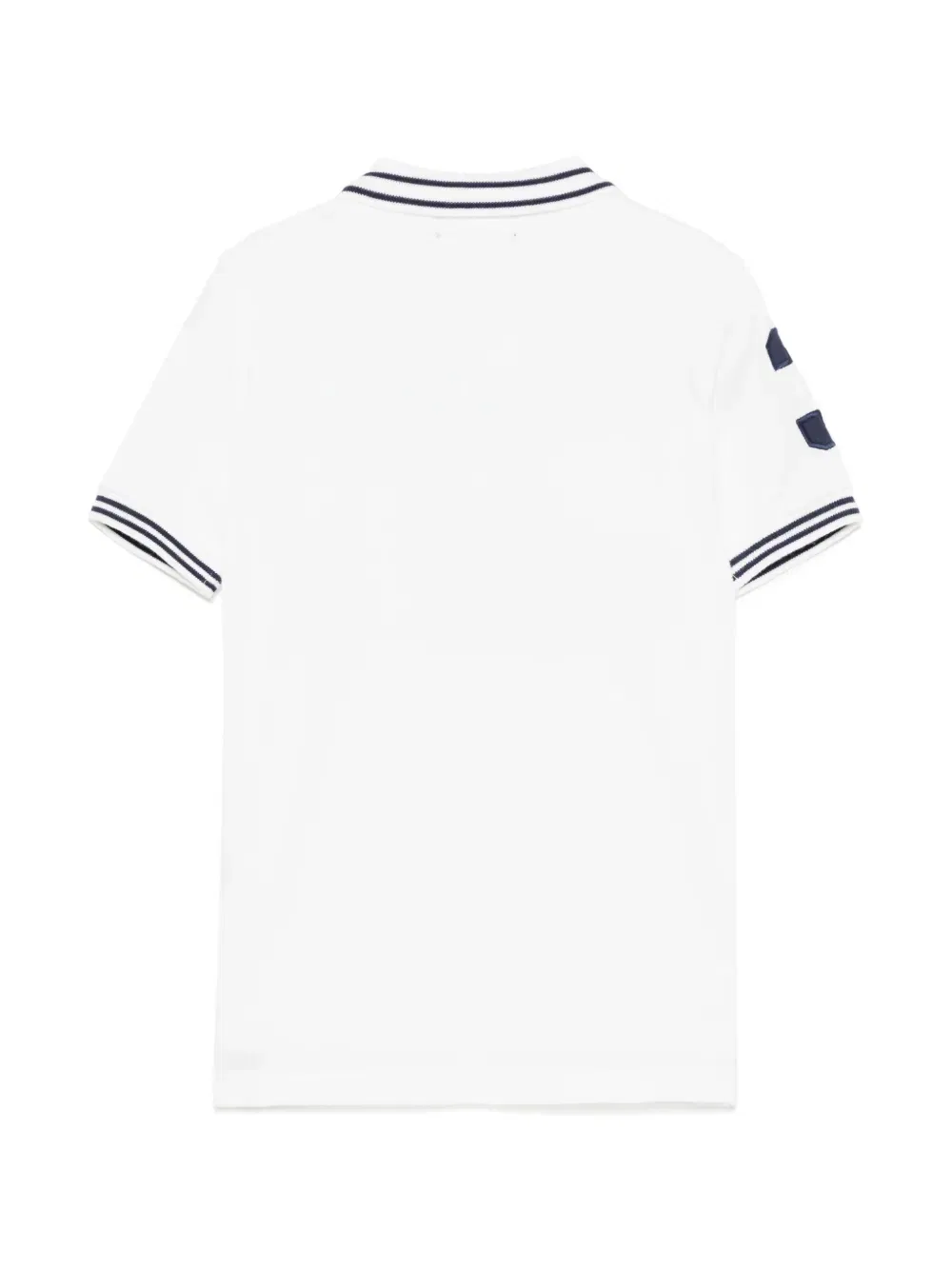 Поло с логотипом Polo Ralph Lauren Kids, белый — фото 2